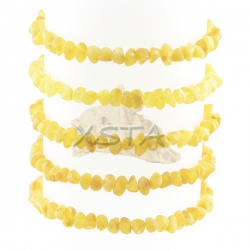 Raw amber bracelet - real natural